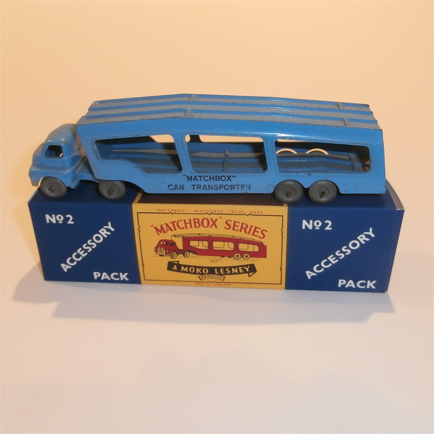 Matchbox Lesney Accessory 2 Car Carrier early issue in repro box eBay